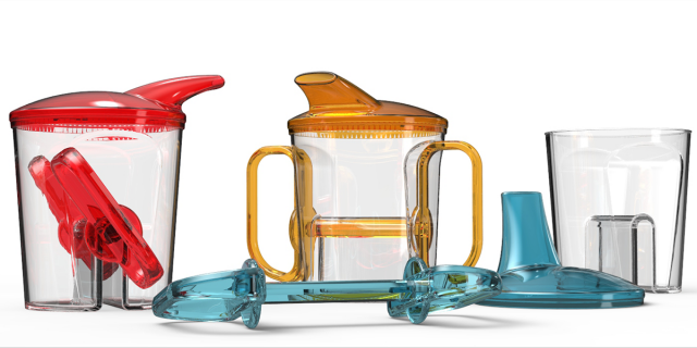 Adjustable Grip Beaker For Elderly And Young